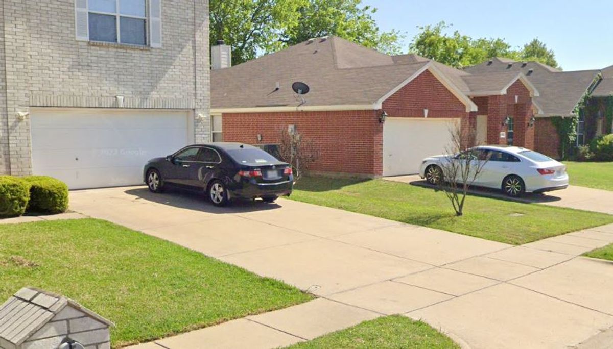 My little driveway in the nice Arlington suburb